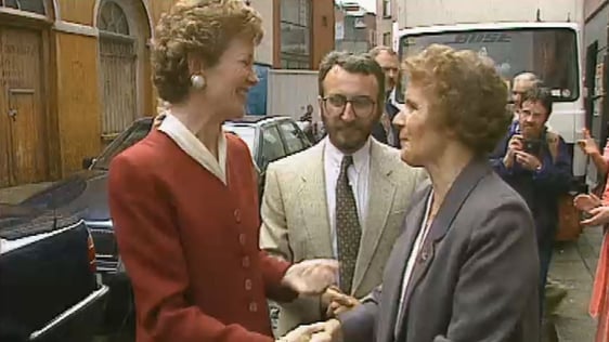 Mary Robinson and Sr Stanislaus Kennedy