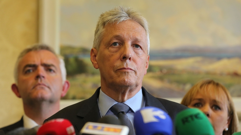 Peter Robinson stood aside as first minister last week