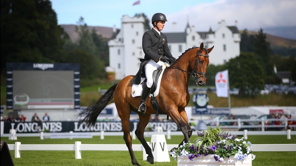 Padraig McCarthy in action earlier today