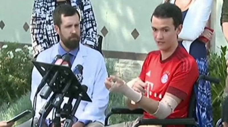 Niall Murray has been a patient at the Rehabilitation Center at Santa Valley Medical Center