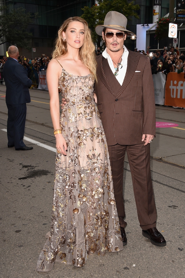 Amber Heard and Johnny Depp