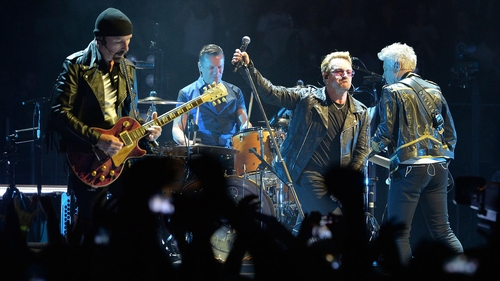 U2 are set to perform on the night