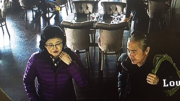 Ushio Azaki (L) and Eiji Takagi failed to show up for their flight out of Shannon Aiport on 24 August