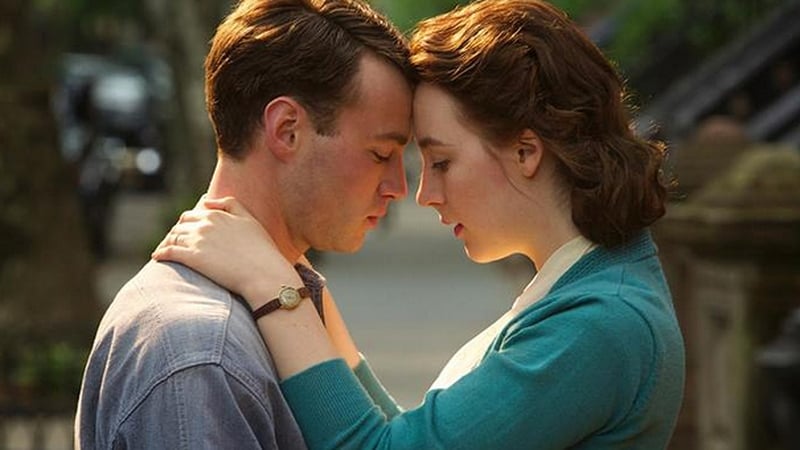 Ezra Cohen and Saoirse Ronan in Brooklyn