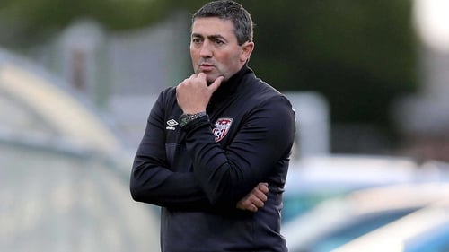 Peter Hutton lost his job at Derry last night