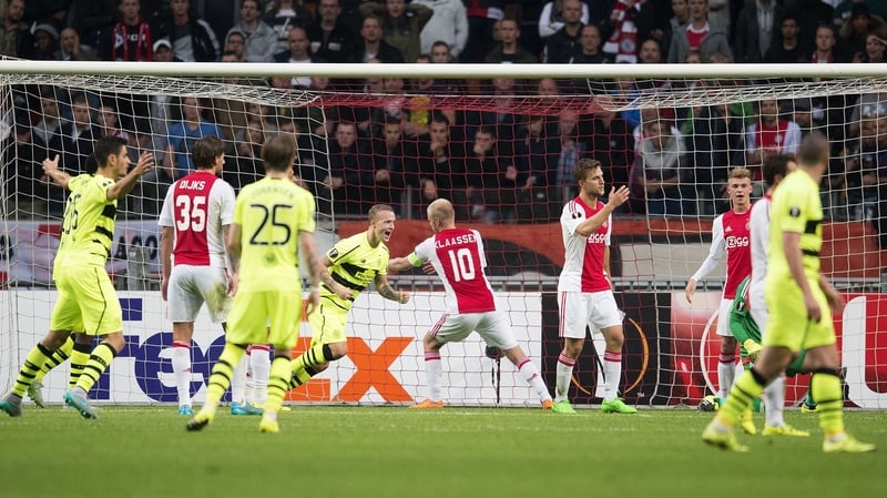 Celtic twice led against Ajax