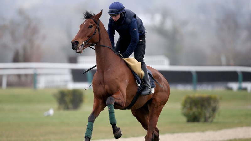 Paul Carberry took a fall at the first fence at Listowel