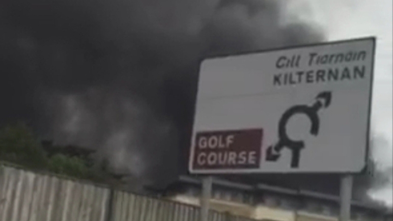 Four units of Dublin Fire Brigade attended the scene