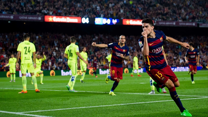 Marc Bartra opened the scoring for Barcelona