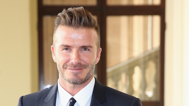The name's Beckham, David Beckham