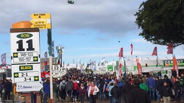 Thousands gather under blue skies on day one of the National Ploughing Championships
