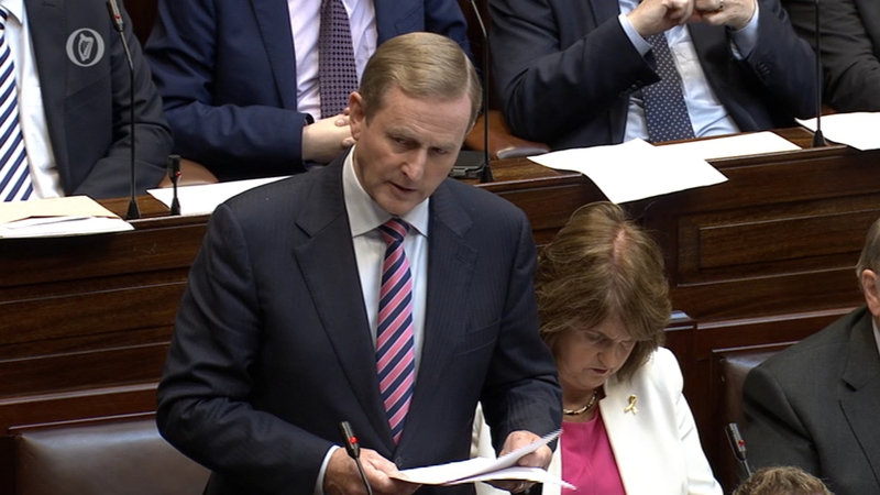 Enda Kenny moved that the Dáil accept the report by Mr Justice Nial Fennelly