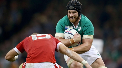 Sean O'Brien scored a try against Canada