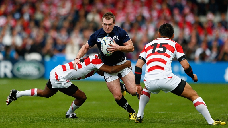 Stuart Hogg in action for Scotland