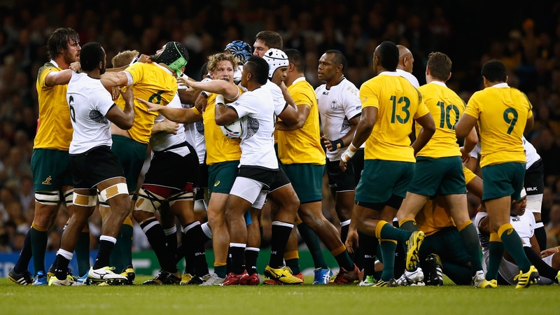 Australia had to work hard for their win after a spirited Fiji performance in the second half