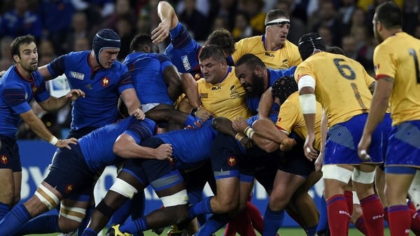 France and Romania meet at the Olympic Stadium in London