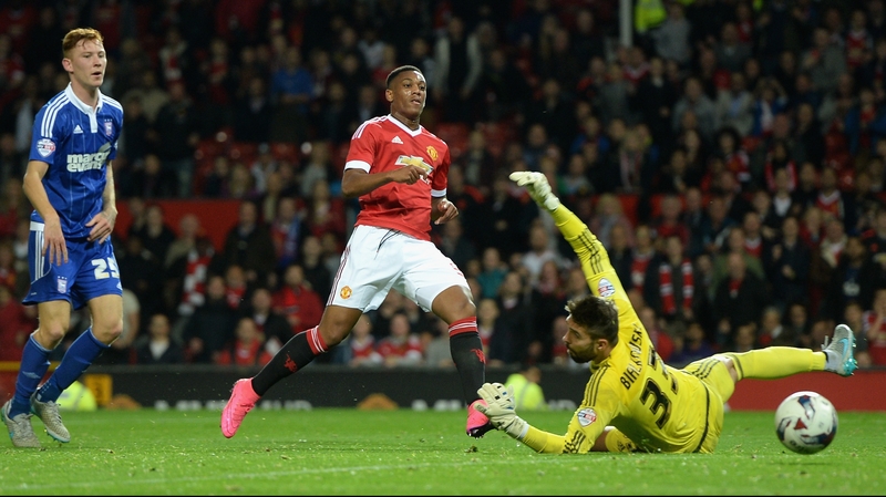 Martial has now scored four goals in just 225 minutes for United