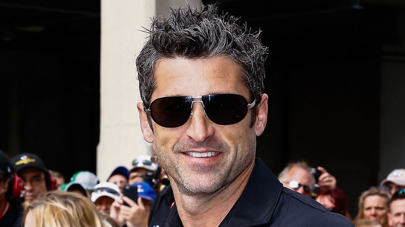 Patrick Dempsey: "Nice to be working in England. Renee and Colin are an absolute joy to work with!"
