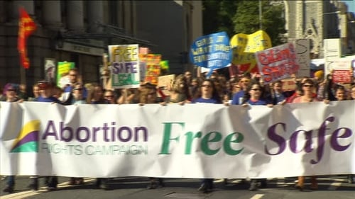 The fourth annual march organised by the Abortion Rights Campaign called for free, safe and legal abortion