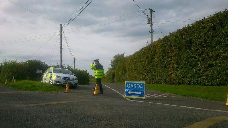 Gardaí say the car carrying the three men was involved in a crash with another car