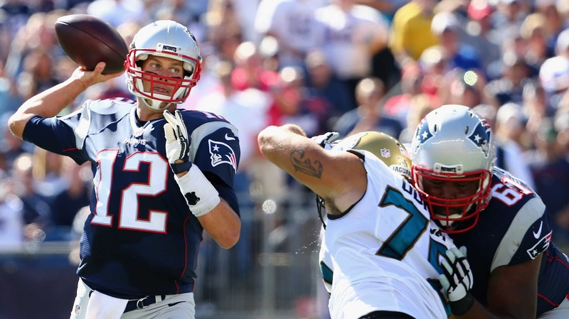 Tom Brady reached the landmark in New England Patriots' comfortable win against Jacksonville Jaguars