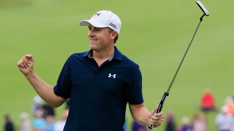 Jordan Spieth moved up to No 1 in the world rankings with victory in Atlanta