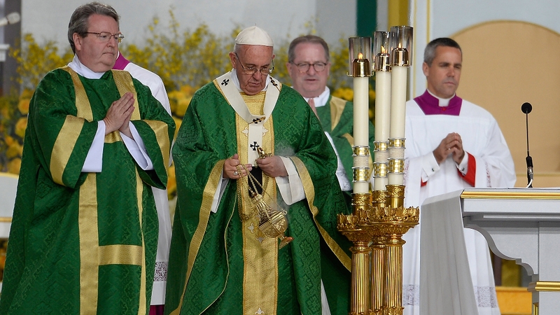 Pope Francis made the announcement at an open-air mass in Philadelphia