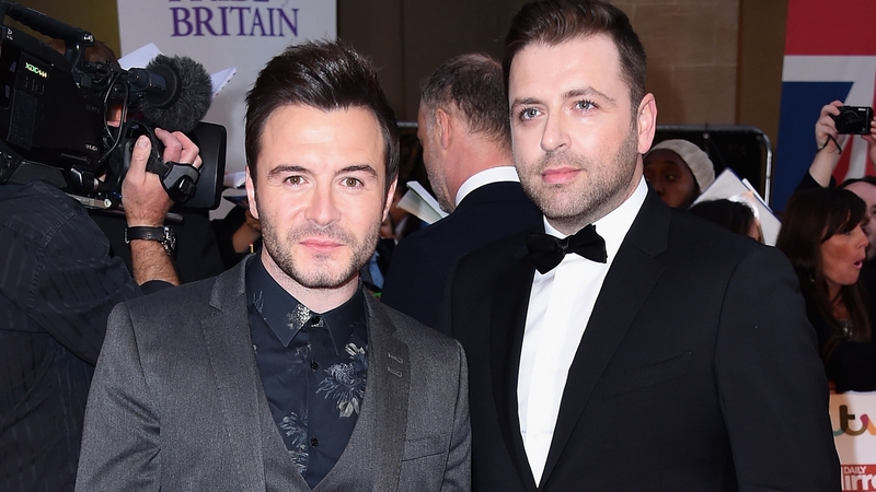 Shane Filan and former Westlife band member Markus Feehily