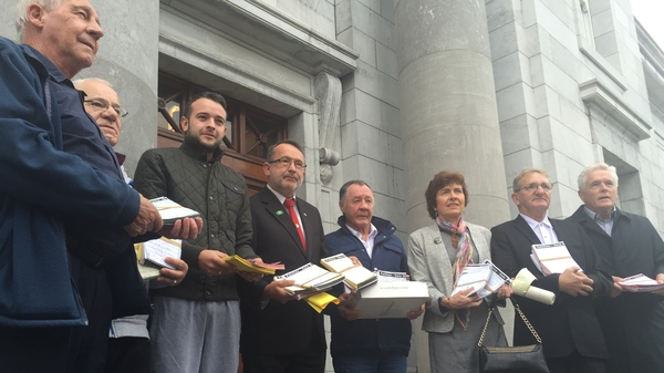 The People's Convention has protested regularly outside Monday night meetings of Cork City Council