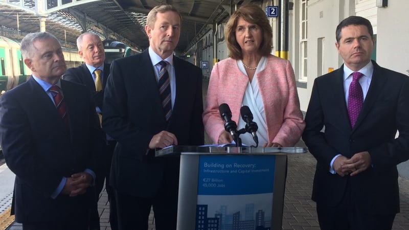 The plan was announced at Heuston Station in Dublin