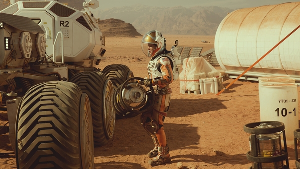 The Jordanian desert stands in for the vast, echoless expanses of Mars