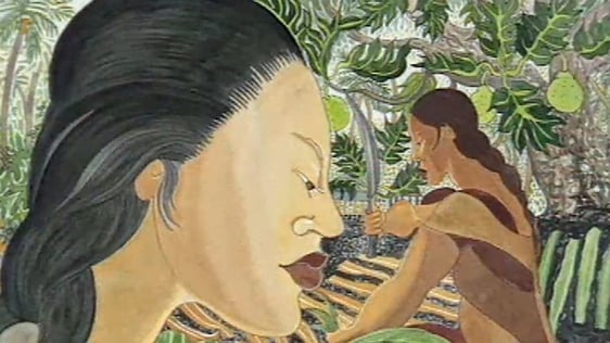 Pauline Bewick Painting (1990)
