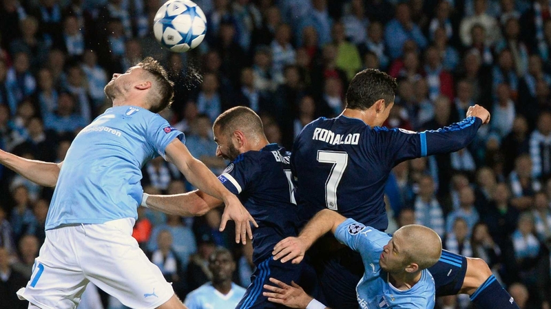 Ronaldo scored a brace in Skåne