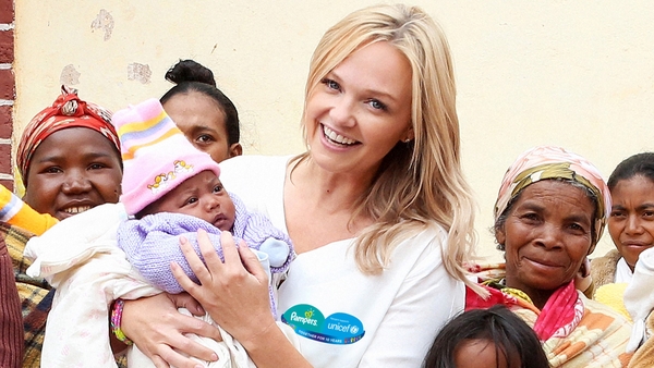 Emma Bunton during her visit to Madagaskar for Pampers/UNICEF last year