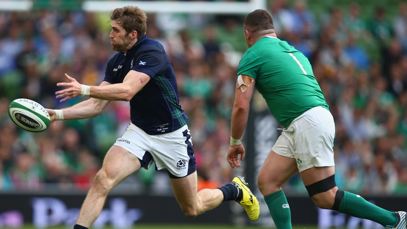 Former flanker Richie Vernon makes just his third start at centre as Scotland face South Africa