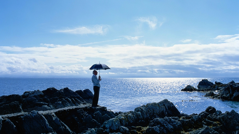 Brian Friel by the sea (All pictures courtesy of Bobbie Hanvey)