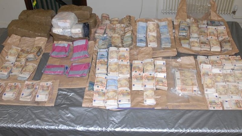 It was the largest ever seizure of cash from the proceeds of crime in the history of the State