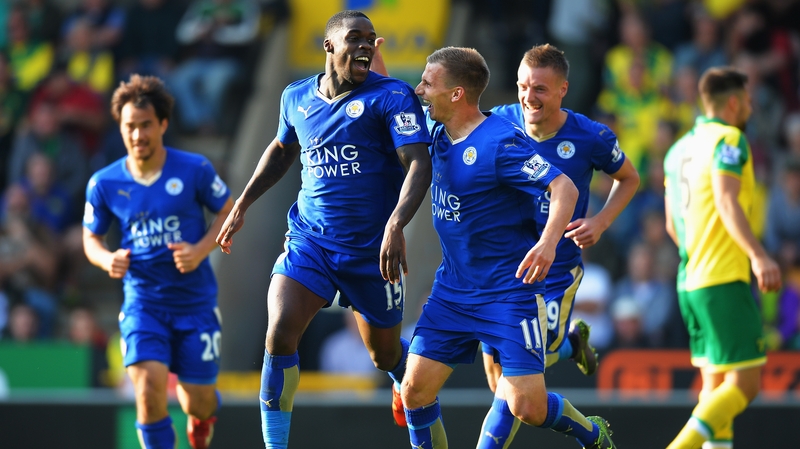 Jeff Schlupp scored Leicester's second