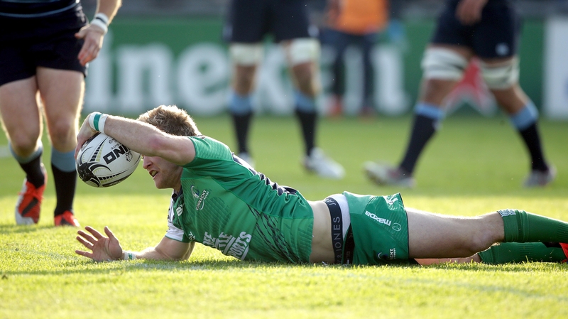 Kieran Marmion scored Connacht's opening try