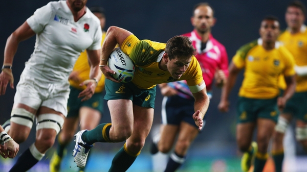 Bernard Foley has scored two tries for Australia