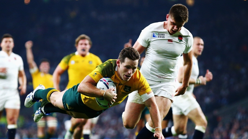 Bernard Foley was among the try scorers for the Wallabies