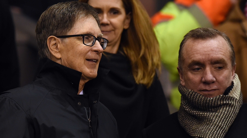 Liverpool owner John Henry (left) with chief executive Ian Ayre