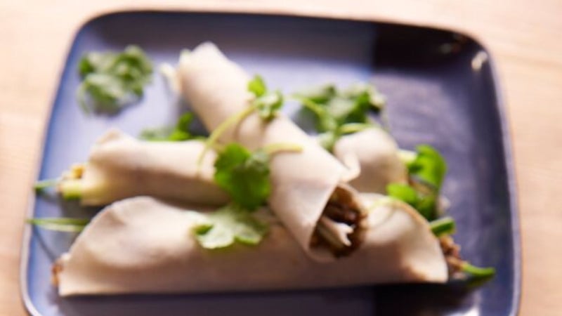 Ivan shows Rachel how to cook these delicious chinese crispy mackerel pancakes