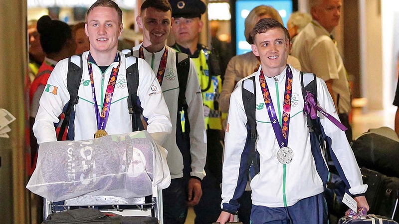 Michael O'Reilly (l) and Brendan Irvine got off to winning starts