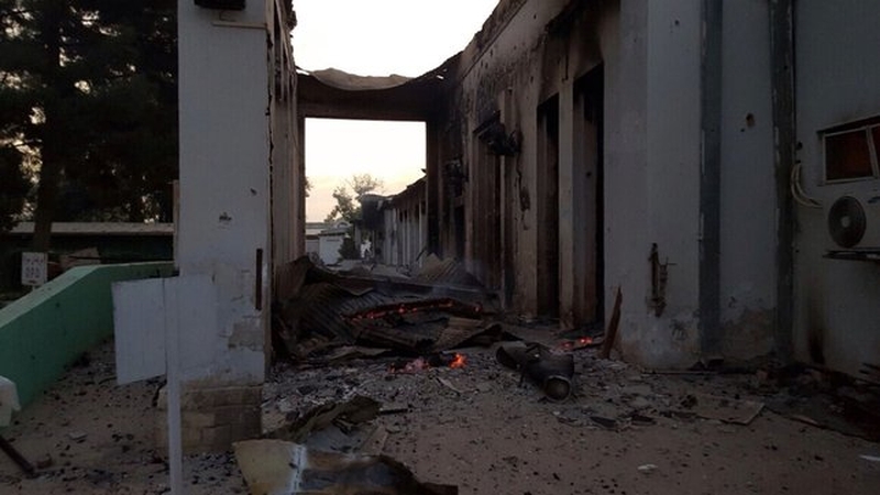 Saturday's strike on an Afghan hospital killed 22 people