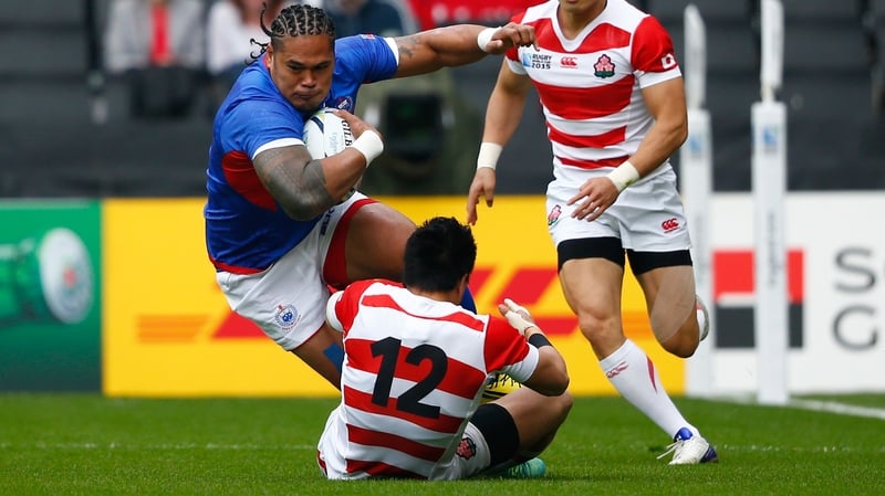 Alesana Tuilagi and Harumichi Tatekawa