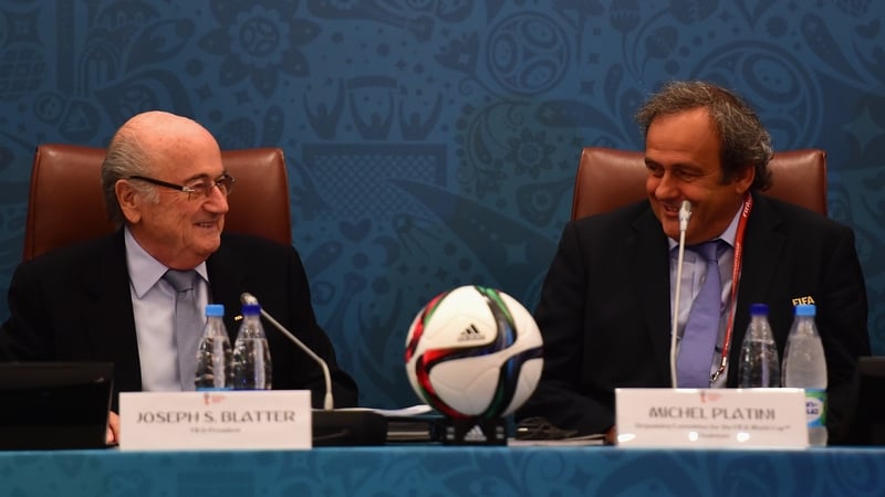 Sepp Blatter and Michel Platini