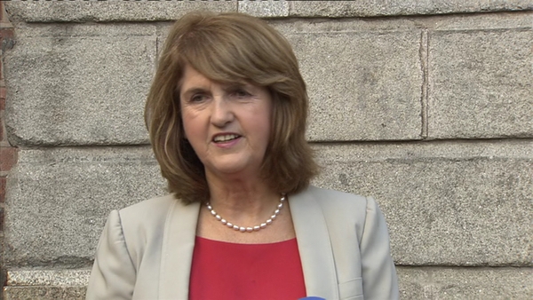 Joan Burton said Labour would be pushing for up to 70% of available exchequer funds to be invested in public services