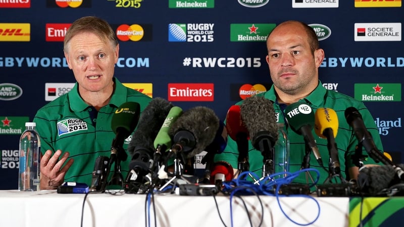 Shane Long's touch and his finish were exceptional, said Joe Schmidt (l)