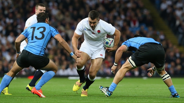 Nick Easter scored a hat-trick of tries for England